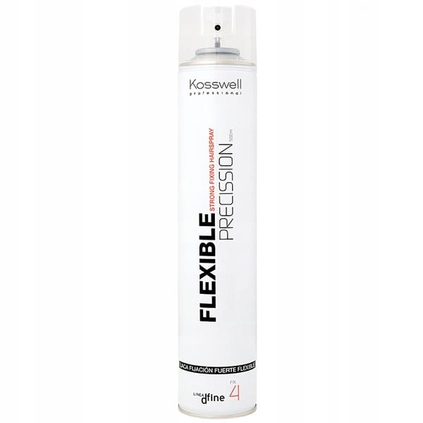 Kosswell Flexible Precission 500 ml, lekki elastyczny lakier do włosów